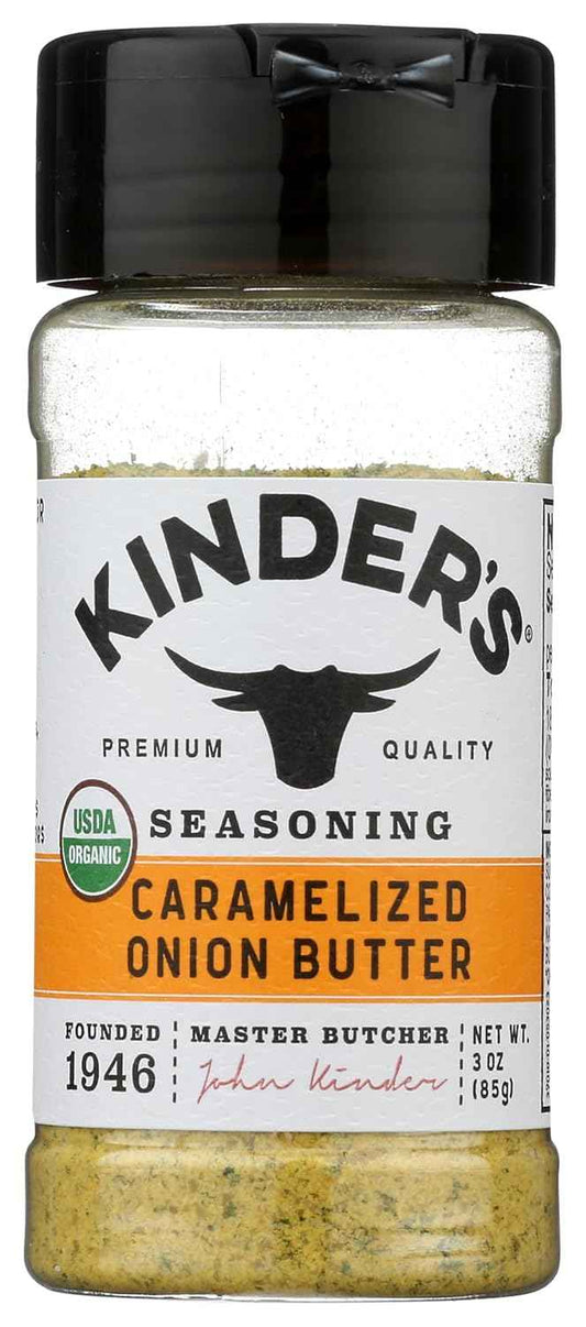 Kinders Organic Caramelized Onion Butter Seasoning, 3 OZ