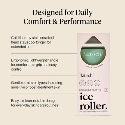 Kitsch_Ice_Roller_for_Face_–_Stainless_Steel_Ice_Face_Roller_to_Reduce_Puffiness,_Redness_&_Headaches_–_Cooling_Facial_Roller_for_Skin_Care,_Irritation_Relief_&_Spa-Like_Experience_at_Home_-_Mint