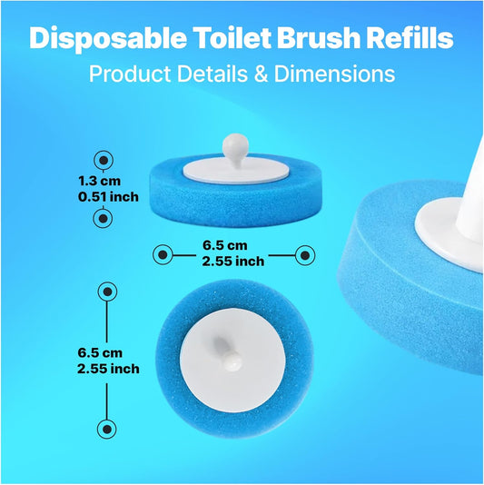 CiLoN_Wall-Mounted_Disposable_Toilet_Brush_Kit_and_Sponge_Head_Refills._(24pcs_Refill_Heads)