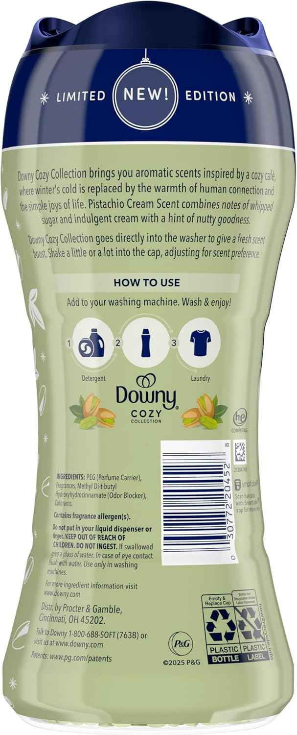 Downy Cozy Collection In-Wash Laundry Scent Booster Beads, Limited Edition Laundry Beads