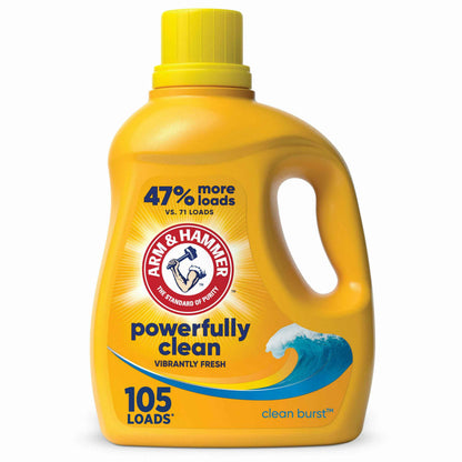 ARM & HAMMER Liquid Laundry Detergent, Clean Burst Fresh