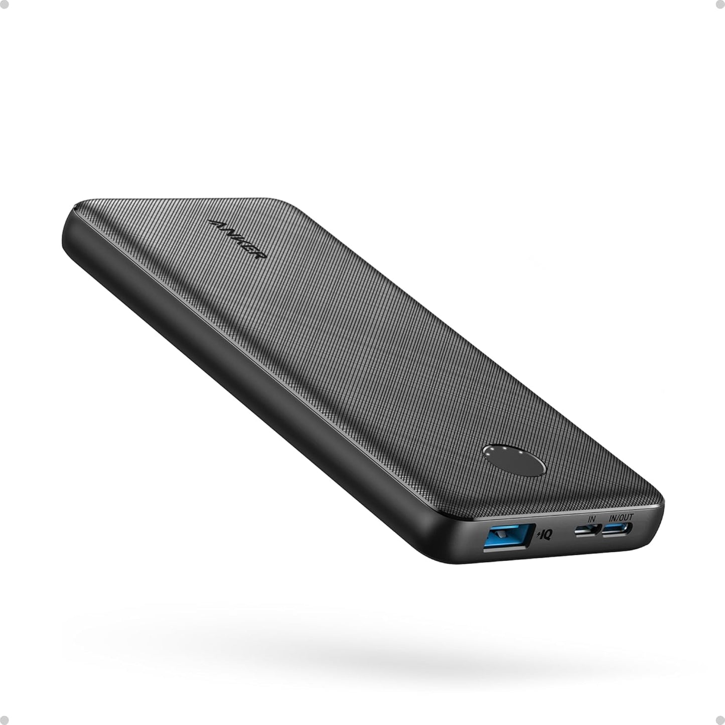 Anker_Power_Bank(PowerCore_10K),_Compact_Travel-Ready_10,000mAh_Battery_Pack_with_PowerIQ_Charging_Technology,_5V/3A_High-Speed_Charging_for_iPhone,_iPad,and_More_(1,_Black)