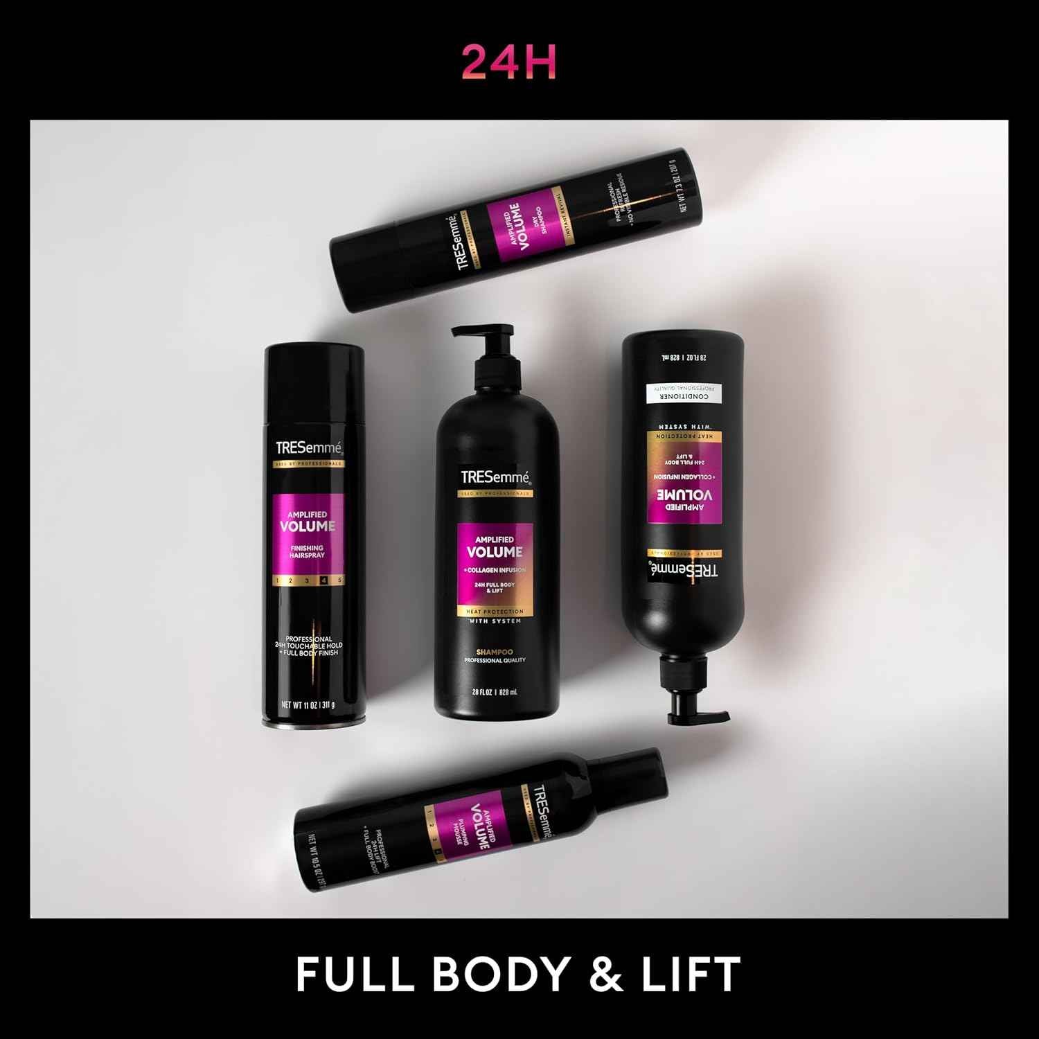 TRESemmé Plumping Mousse Amplified Volume for 24H Lift and Body with Pro Lock Technology 10.5 Fl Oz