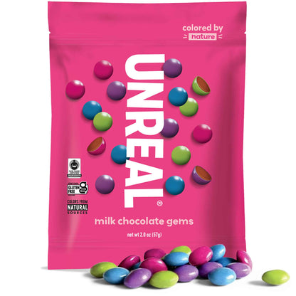 Unreal Milk Chocolate Gems, 2 Oz - Easter Day