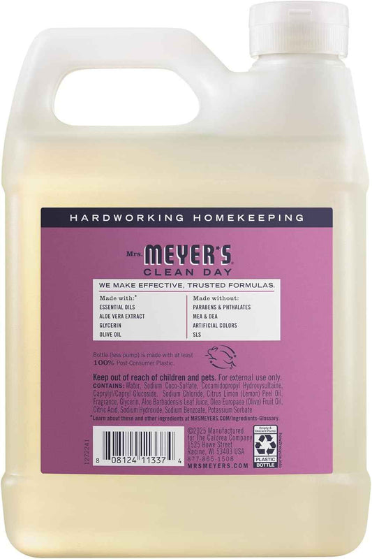 Mrs. MEYER'S CLEAN DAY Hand Soap Refill, Plum Berry Scent, 33 Fl Oz Bottle