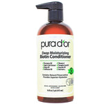 PURA D'OR Anti-Thinning Biotin Shampoo and Conditioner, CLINICALLY TESTED Effective Results, Herbal Blend Thickening Products For Women & Men, Original Gold Label Set, Natural Earthy Scent | Deep Moisturizing