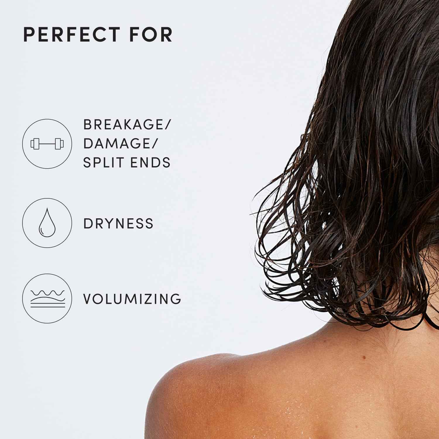 OUAI Fine Hair Conditioner - Volumizing Conditioner for Fine Hair Made with Keratin, Biotin and Chia Seed Oil - Adds Softness, Bounce and Volume - Free from Parabens, Sulfates, and Phthalates