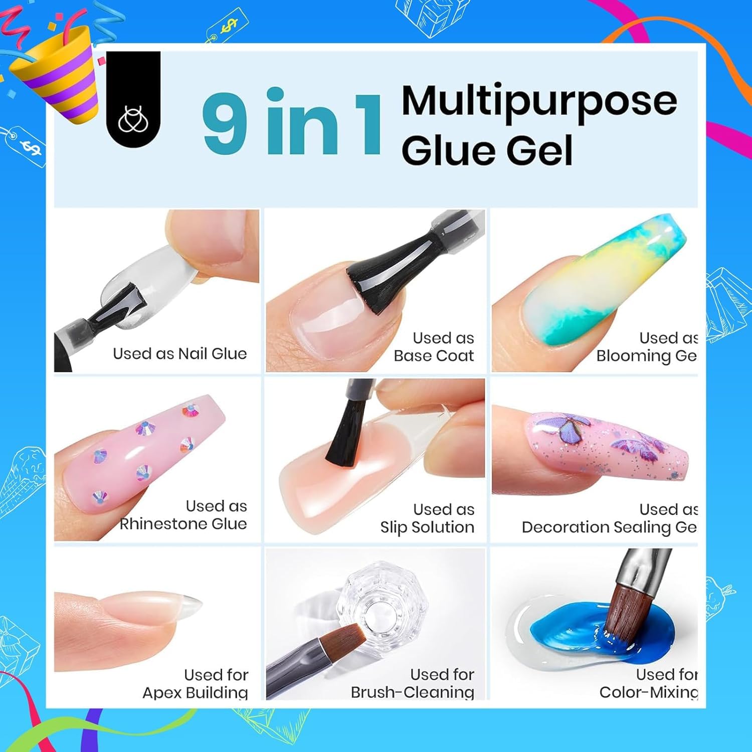 Beetles_Gel_Nail_Kit_Etch-X,_Almond_Short,_504pcs_12_Sizes_Nail_tips,_with_9_in_1_Nail_Glue_Mini_LED_Light,_Acrylic_Half_Matte_Tips_Press_On_Nail,_Extension_DIY_Set_at_Home,_Gift_for_Women_&_Girls
