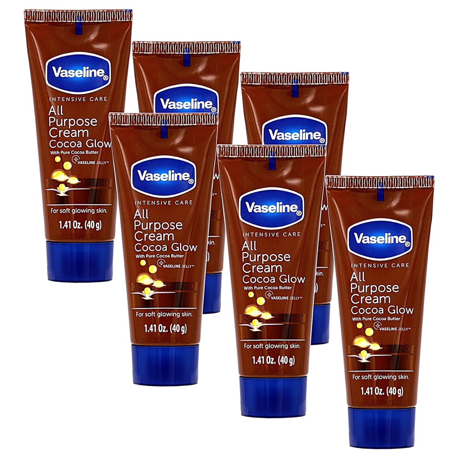 Vaseline_All_Purpose_Cream_Cocoa_Glow,_with_Pure_Cocoa_Butter,_6-Pack,_1.41_FL_Oz_Each,_6_Tubes