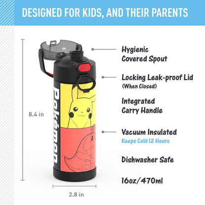 THERMOS_FUNTAINER_16_Ounce_Stainless_Steel_Vacuum_Insulated_Bottle_with_Wide_Spout_Lid,_Pokemon