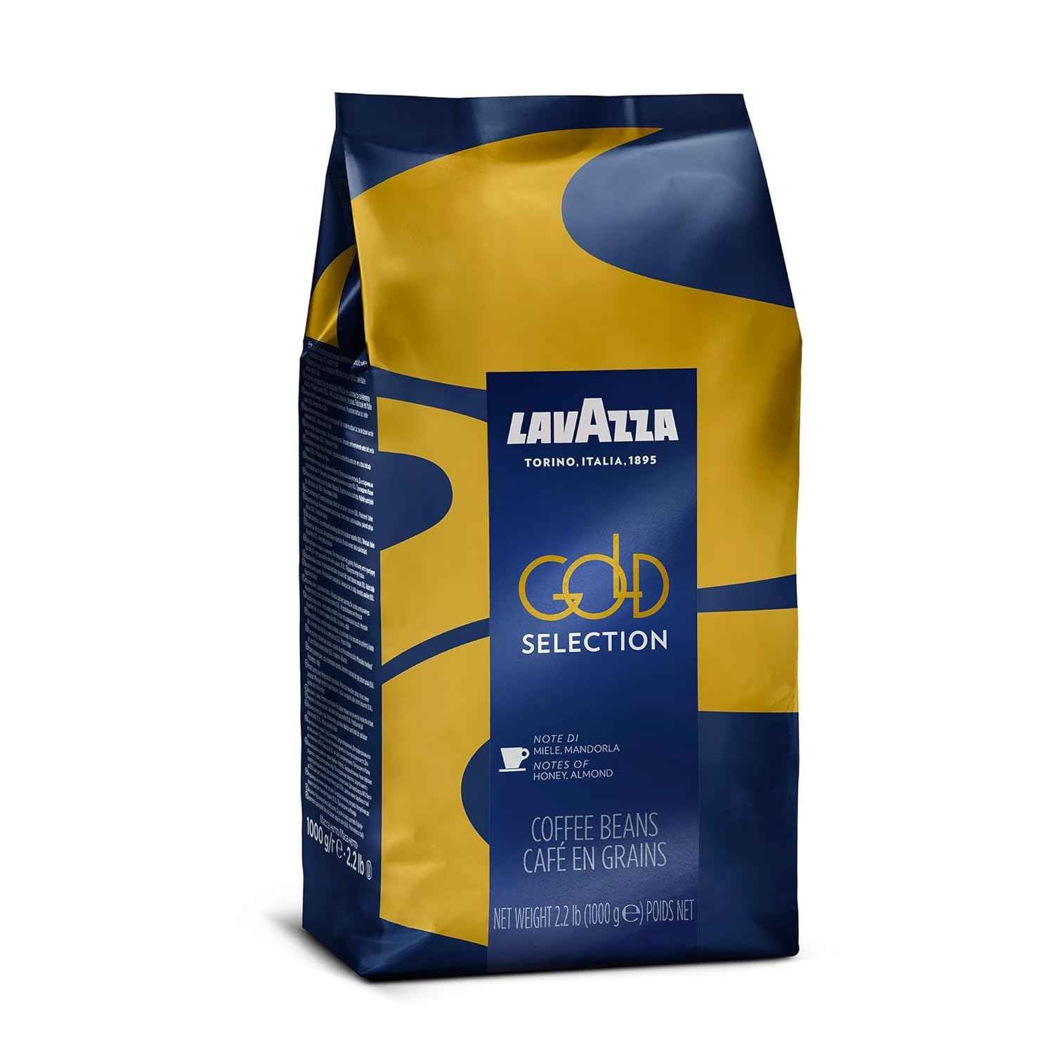Lavazza Whole Bean Coffee Blend, Light Roast,Premium Quality, Blended and roasted in Italy,Well balanced, Aromatic Blend with notes of honey and almond