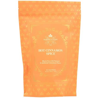 Harney_&_Sons_Hot_Cinnamon_Spice,_Bag_of_50_Sachets,_Black_Tea_w/Orange_Pieces_and_Cloves_(Pack_of_1)_(Packaging_may_vary)