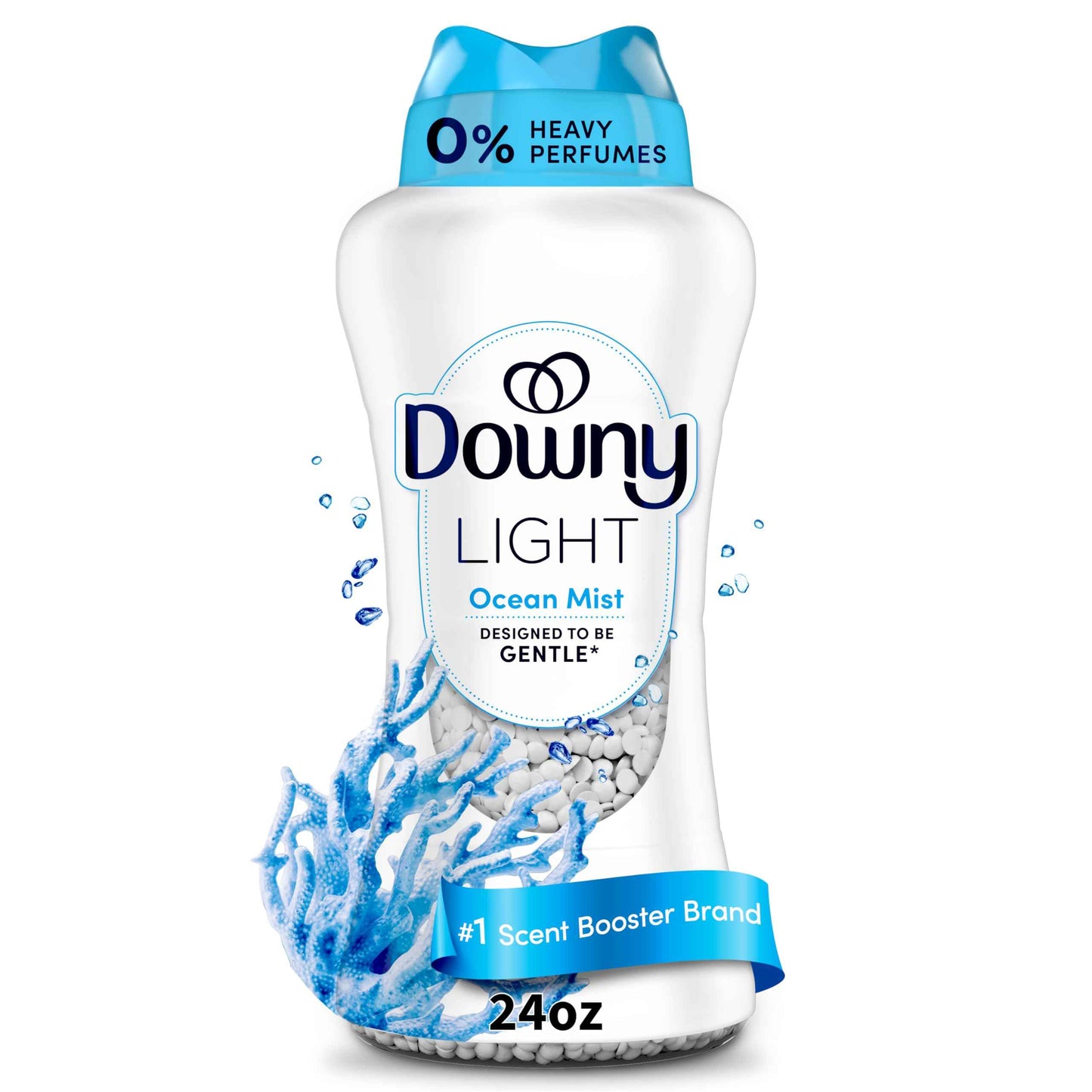 Downy Light Laundry Scent Booster Beads, In-Wash Fabric Beads Designed To Be Gentle With A Light Boost Of Scent, No Heavy Perfumes