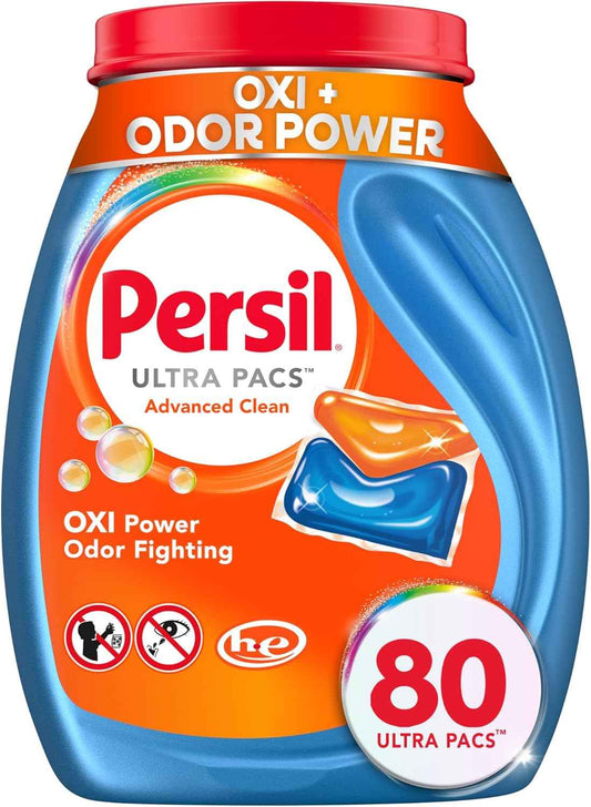 Persil Ultra Pacs Advanced Clean Oxi+Odor Power Laundry Detergent