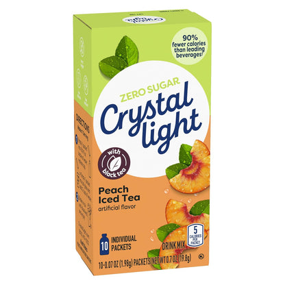Crystal_Light_Drink_Mix,_120_Packets,_for_Convenient_On-the-Go_Flavorful_Hydration,_Artificially_Flavored_Peach_Iced_Tea,_Zero_Sugar,_0.07_oz_each