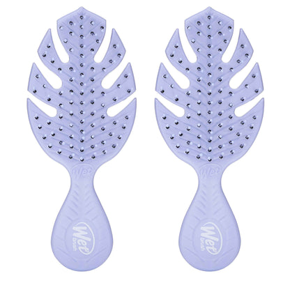 Wet Brush Go Green Mini Detangler, Detangling Travel Hair Brush - Ultra-Soft IntelliFlex Bristles Glide Through Tangles & Gently Loosens Knots While Minimizing Pain, Split Ends & Breakage