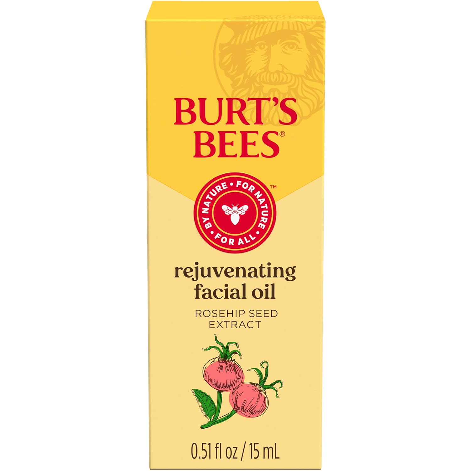Burt's_Bees_Gua_Sha_Face_Oil_With_Rosehip_Seed_Extract,_Reduces_Appearance_of_Fine_Lines_and_Wrinkles,_Use_with_Ice_Roller_&_Facial_Tools,_Natural_Origin_Skin_Care,_0.51_fl._oz.