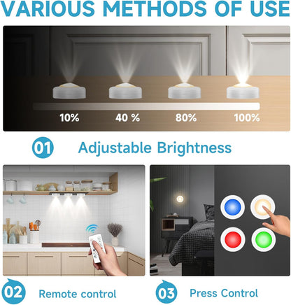 LED_Puck_Lights_with_Remote_Control,_Wireless_Under_Cabinet_Lighting,Color_Changing_Lights_with_Dimmer_and_Timer,_AAA_Battery_Operated_Powered_Push_Night_Lights_(3/6/12_Pack_Black)