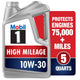 5 Quart - Full Synthetic High Mileage - 10W-30