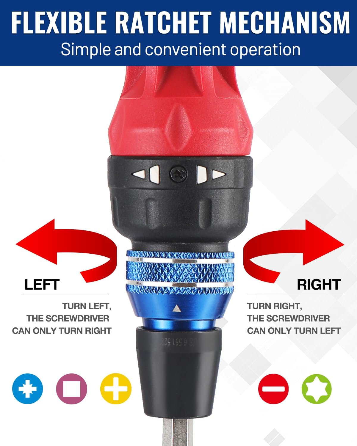 WORKPRO_12-in-1_Ratcheting_Multi-Bit_Screwdriver_Set,_Quick-load_Mechanism_Screwdriver_with_Double_End_Bits_in_Handle