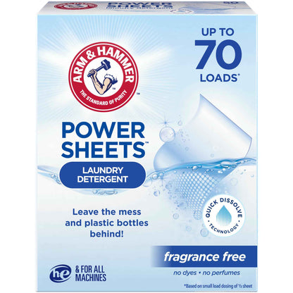 ARM & HAMMER 5in1 Power Sheets Laundry Detergent
