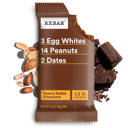RXBAR Protein Bars, Protein Snack, Snack Bars, Peanut Butter Chocolate