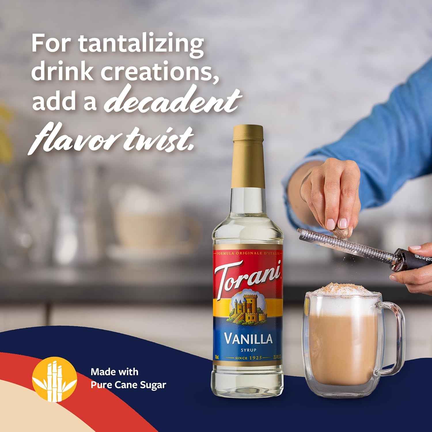 Torani Syrup, Pump Included, 25.4 Fl Oz