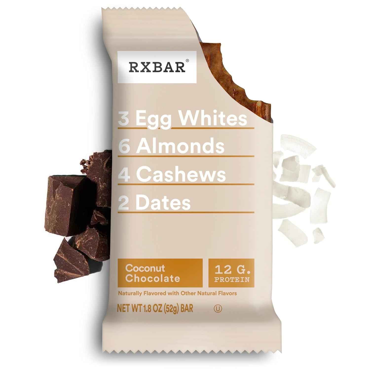 RXBAR Protein Bars, Protein Snack, Snack Bars, Coconut Chocolate