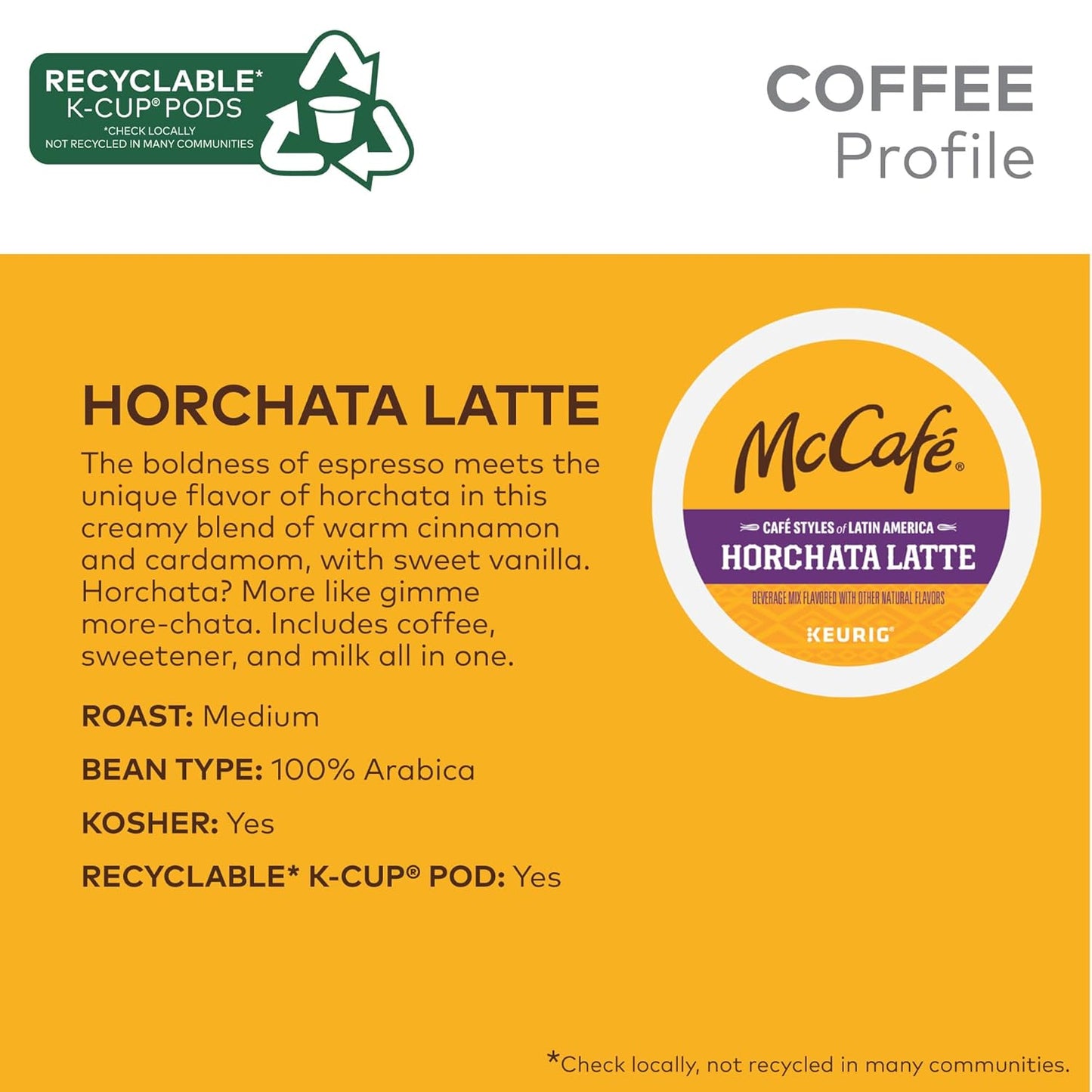 McCafe_Cafe_Styles_of_Latin_America_Horchata_Latte,_Keurig_Single_Serve_K-Cup_Coffee_Pods,_20_Count_(Pack_of_1)