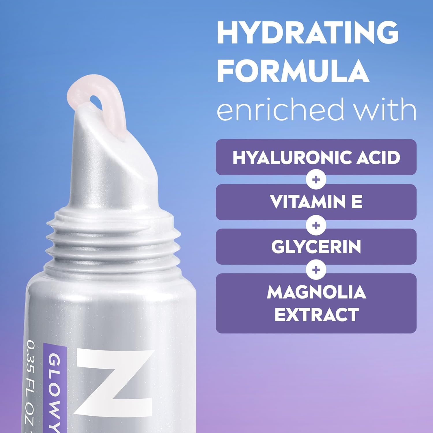 NIVEA_Glowy_Lips,_Vegan_Lip_Balm_with_Hyaluronic_Acid,_Vitamin_E,_and_Magnolia_Extract,_Moisturizing_Lip_Balm_Instantly_Boosts_Natural_Lip_Glow,_0.35_Fl_Oz_Tube