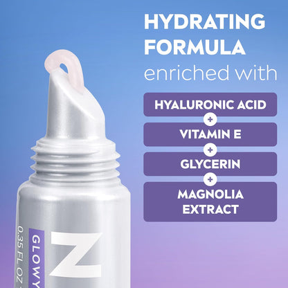 NIVEA_Glowy_Lips,_Vegan_Lip_Balm_with_Hyaluronic_Acid,_Vitamin_E,_and_Magnolia_Extract,_Moisturizing_Lip_Balm_Instantly_Boosts_Natural_Lip_Glow,_0.35_Fl_Oz_Tube