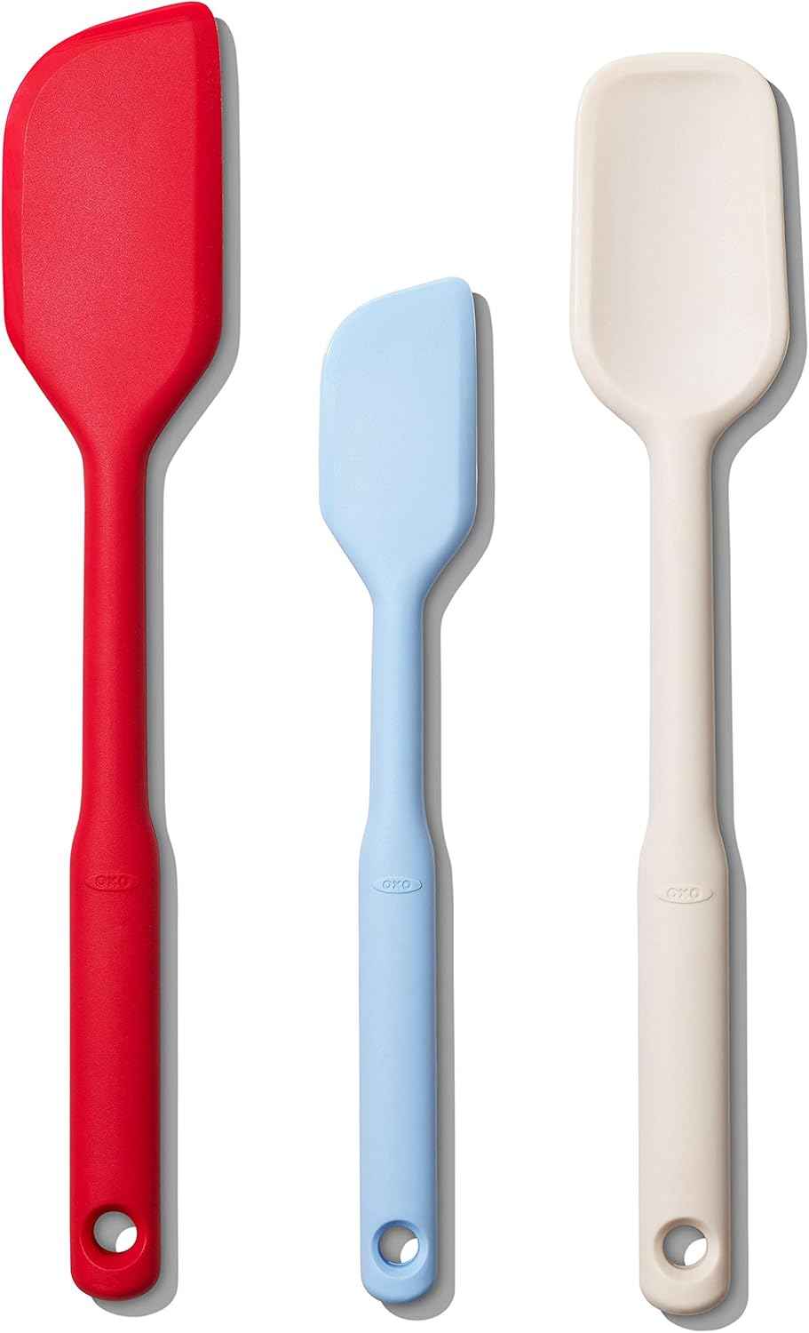 OXO Good Grips Silicone Spatula Set, One Size, Multi, Multicolor
