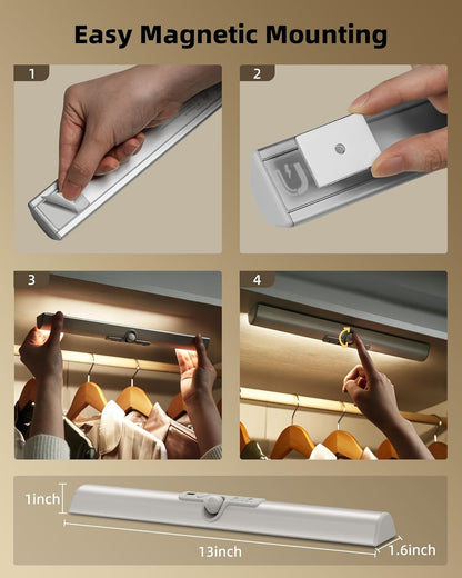 EZVALO_Motion_Sensor_Closet_Lights,_2_Pack_Rechargeable_LED_Lights_with_Rotatable_Sensor,_Glare-Free,_3_Color_Temps_&_Dimmable,_Magnetic_Cabinet_Lighting_for_Closet,_Pantry