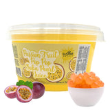 Fusion Select Strawberry Popping Boba Pearls Bursting Boba For Fruit Tea Dessert Toppings 450 Grams