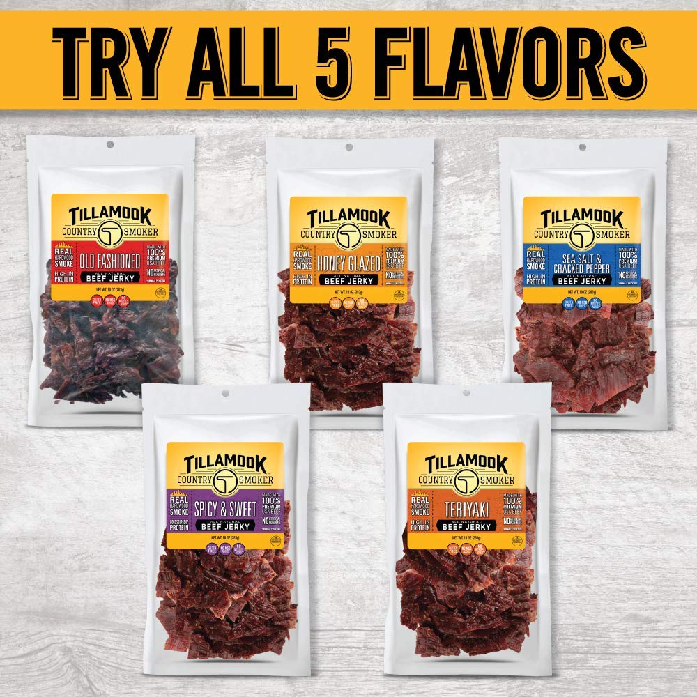 Tillamook_Country_Smoker_Real_Hardwood_Smoked_Beef_Jerky,_Honey_Glazed,_10_Ounce