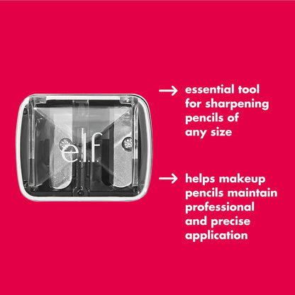 e.l.f.,_Dual-Pencil_Sharpener,_Convenient,_Essential_Tool,_Sharpens,_Easy_To_Clean,_Travel-Friendly,_Compact,_Includes_Bonus_Small_Sharpener
