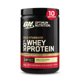Optimum Nutrition Gold Standard 100% Whey Protein Powder, Vanilla Ice Cream, Cinnamon Roll, Double Rich Chocolate, 0.68 Pound (Pack of 1)
