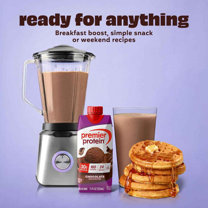 Premier Protein Shake, 30g Protein, No Added Sugar, 24 Vitamins & Minerals to Support Immune Health, Gluten-Free, 11 fl oz