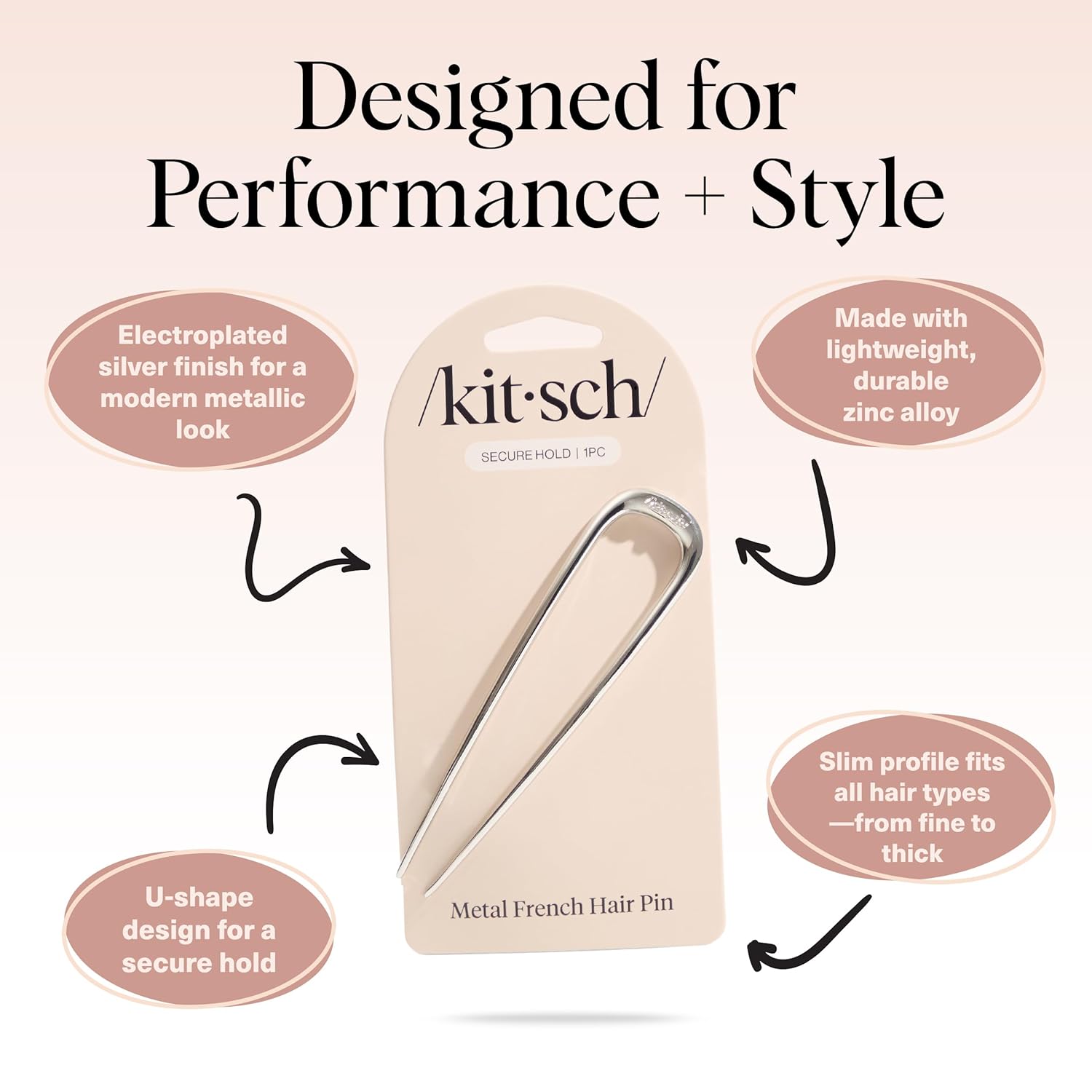 Kitsch_Metal_French_Hair_Pin_for_Women_-_Elegant_Hair_Accessories,_Ideal_for_Buns_&_French_Twist,_Designed_for_a_Secure,_Comfortable_Fit_|_Ideal_Gifts_for_Women_-_Silver