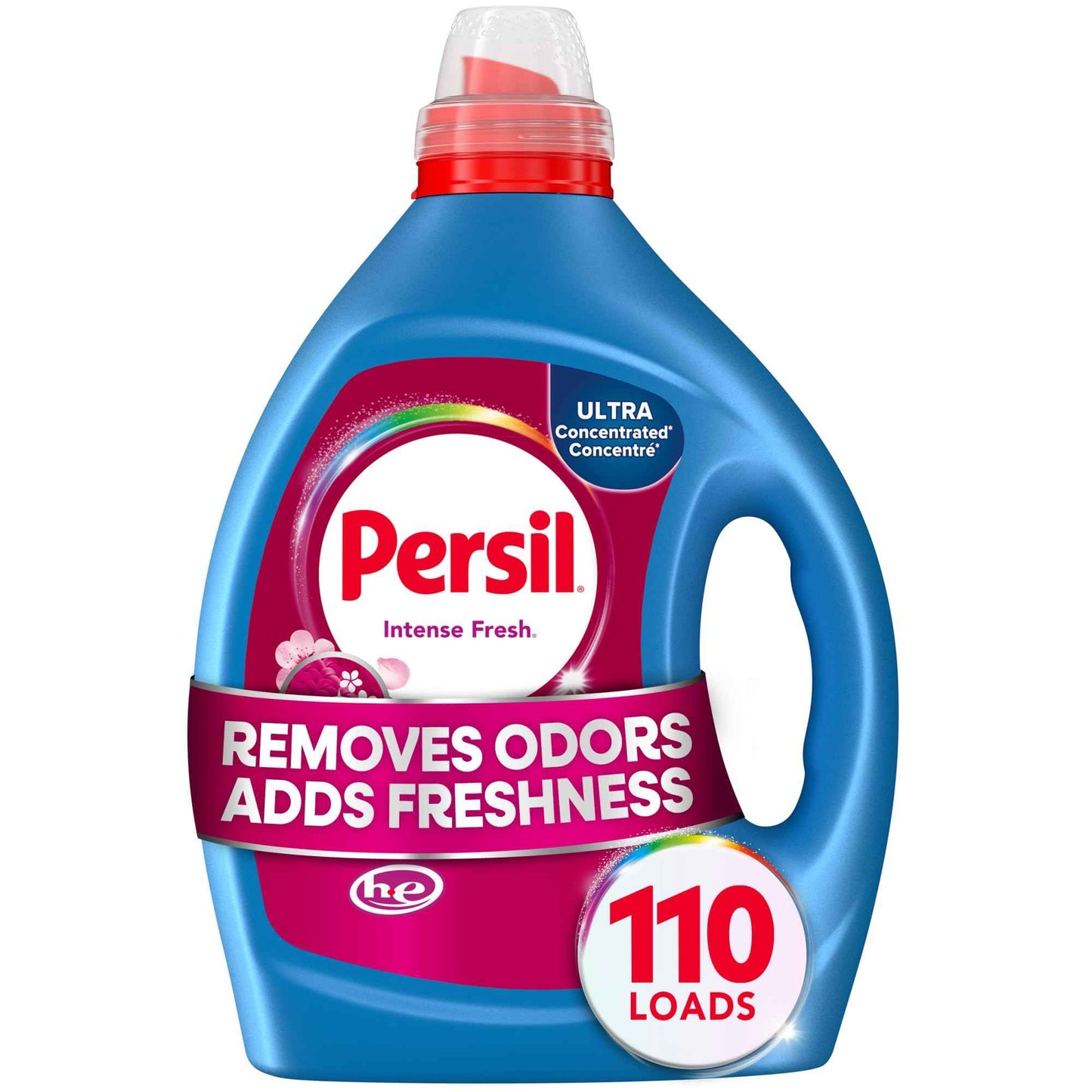 Persil Intense Fresh Everyday Clean Laundry Detergent Liquid, Ultra Concentrated Laundry Soap, Deep Cleaning & Lasting Freshness, All Water Temperatures, HE Safe