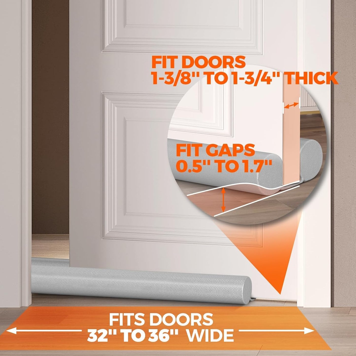 Holikme_Door_Draft_Stopper_Door_Sweep_Weather_Stripping_Noise_Blocker_Window_Breeze_Blocker_Adjustable_Draft_Door_Closers,_Grey