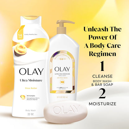 Olay_Beauty_Bar,_Ultra_Moisture,10x_More_Moisturizers,_Nourishing_Conditioners,_Smooth_&_Gentle_on_Skin,_Vitamin_B3_Complex,_For_All_Skin_Types,_Shea_Butter_Scent,_3.17_oz,_(Pack_of_12)