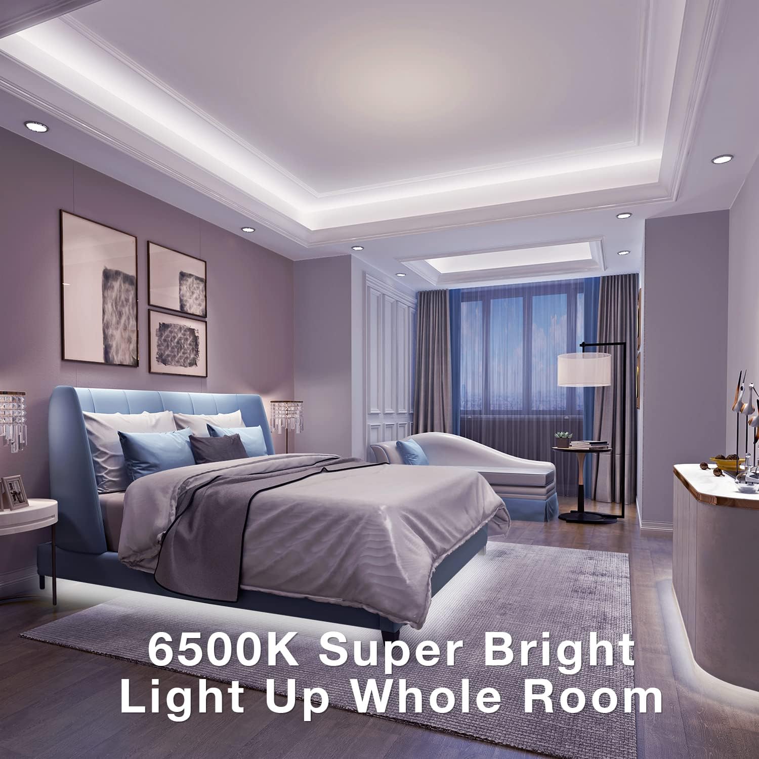 dalattin_White/Warm_White_LED_Strip_Lights,_16.4FT/20FT/40FT/50FT_Dimmable_Super_Bright_24V_Led_Tape_Light_6500K_360_LEDs_Lights_for_Bedrooms,_Mirror,_Kitchen,_Home_Decoration