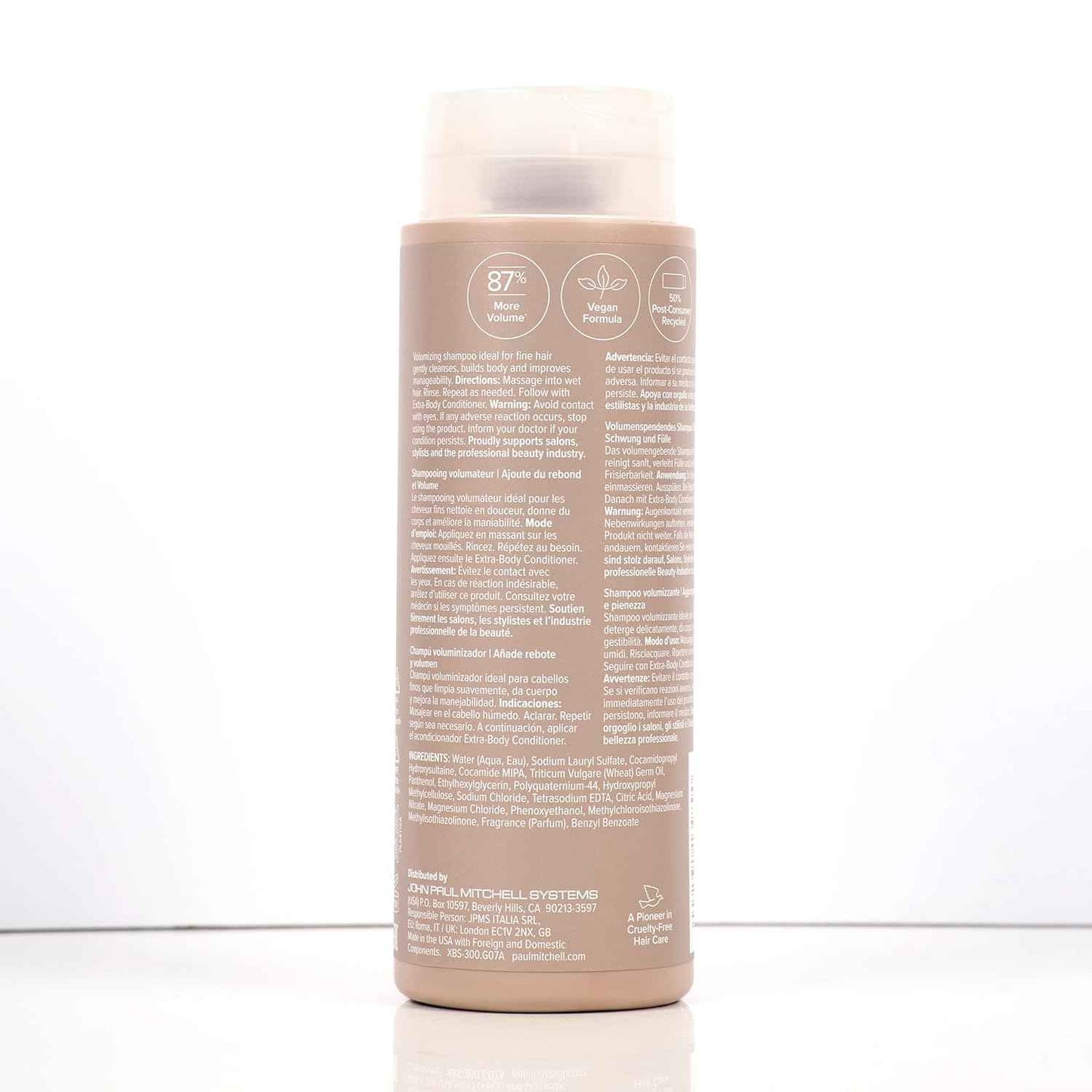 Paul Mitchell Extra-Body Shampoo, Adds Bounce + Fullness, For Fine Hair