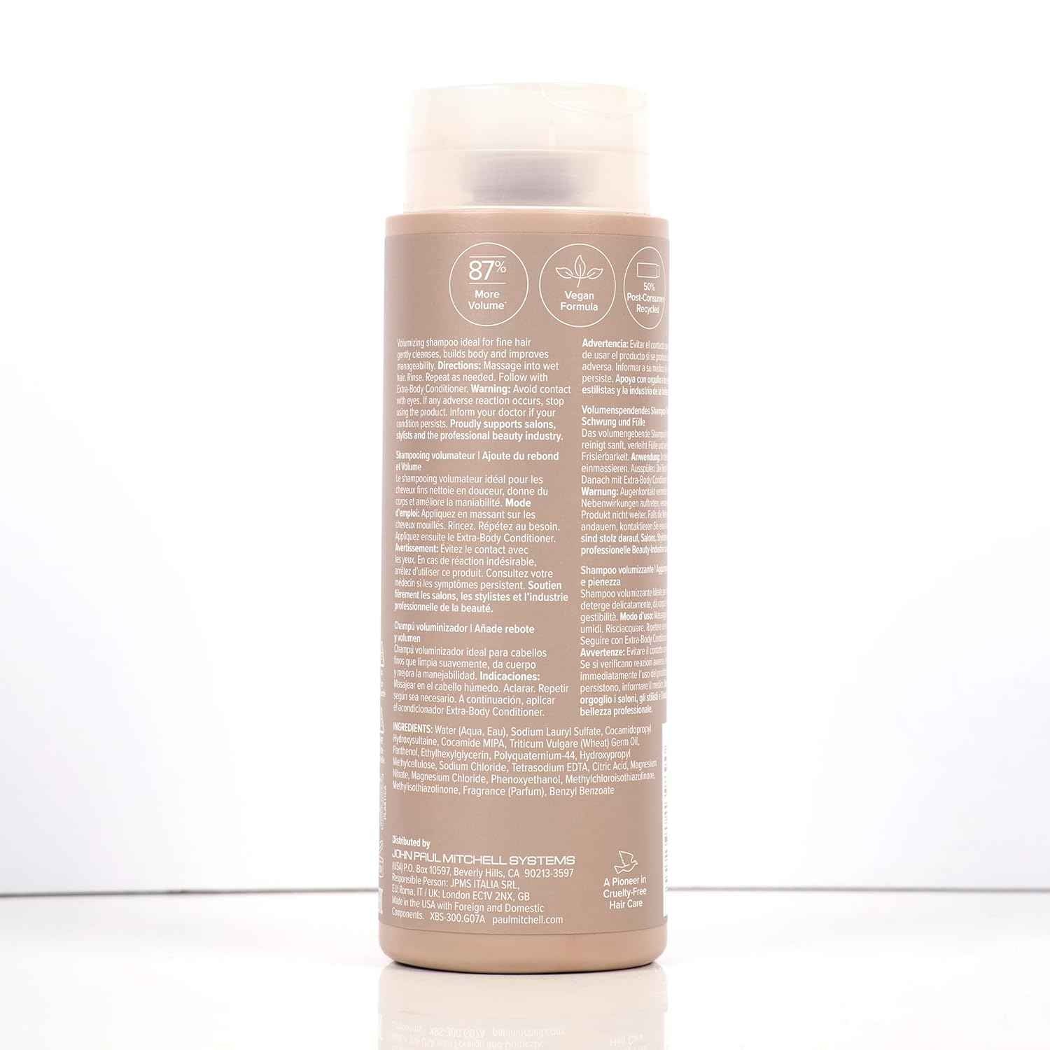 Paul Mitchell Extra-Body Shampoo, Adds Bounce + Fullness, For Fine Hair