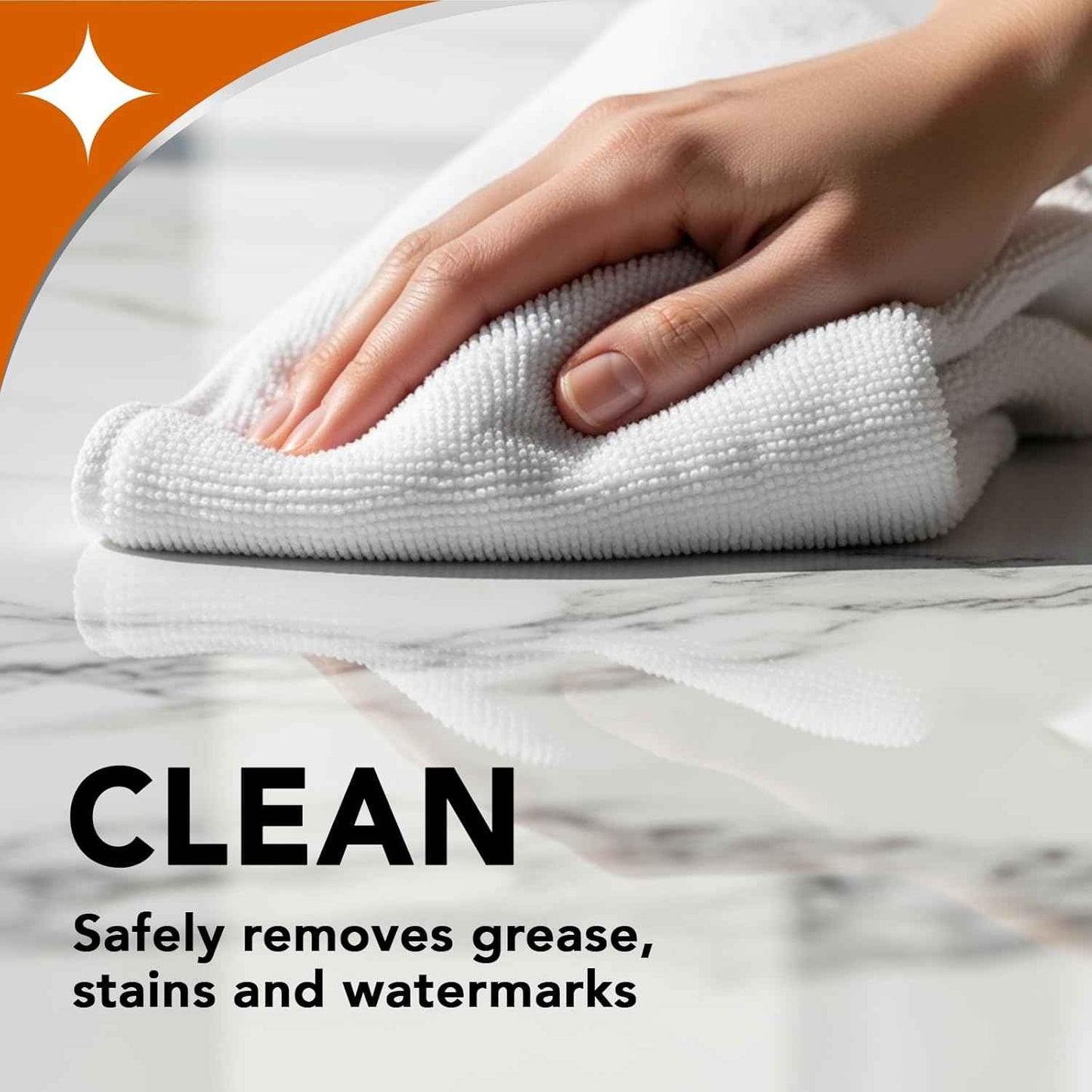 Weiman Granite and Stone Cleaner 3-in-1, Removes Grease, Stains & Watermarks, Streak-Free Formula with Stain Shield Technology, Safe on Marble, Quartz, Tile, Granite, Quartzite & Slate