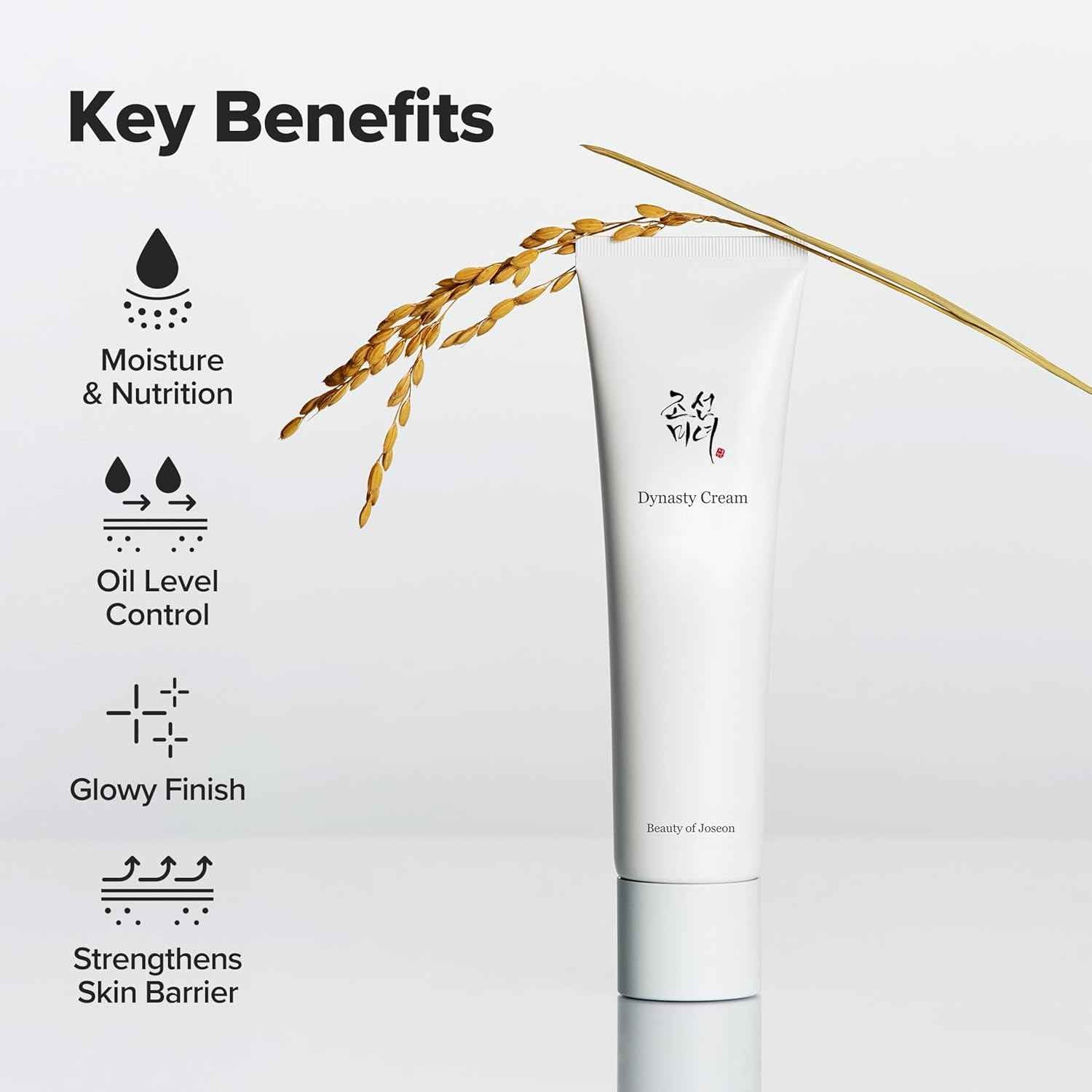 Beauty of Joseon Dynasty Cream Hydrating Face Moisturizer for Dry, Sensitive Skin, Korean Skincare for Men and Women