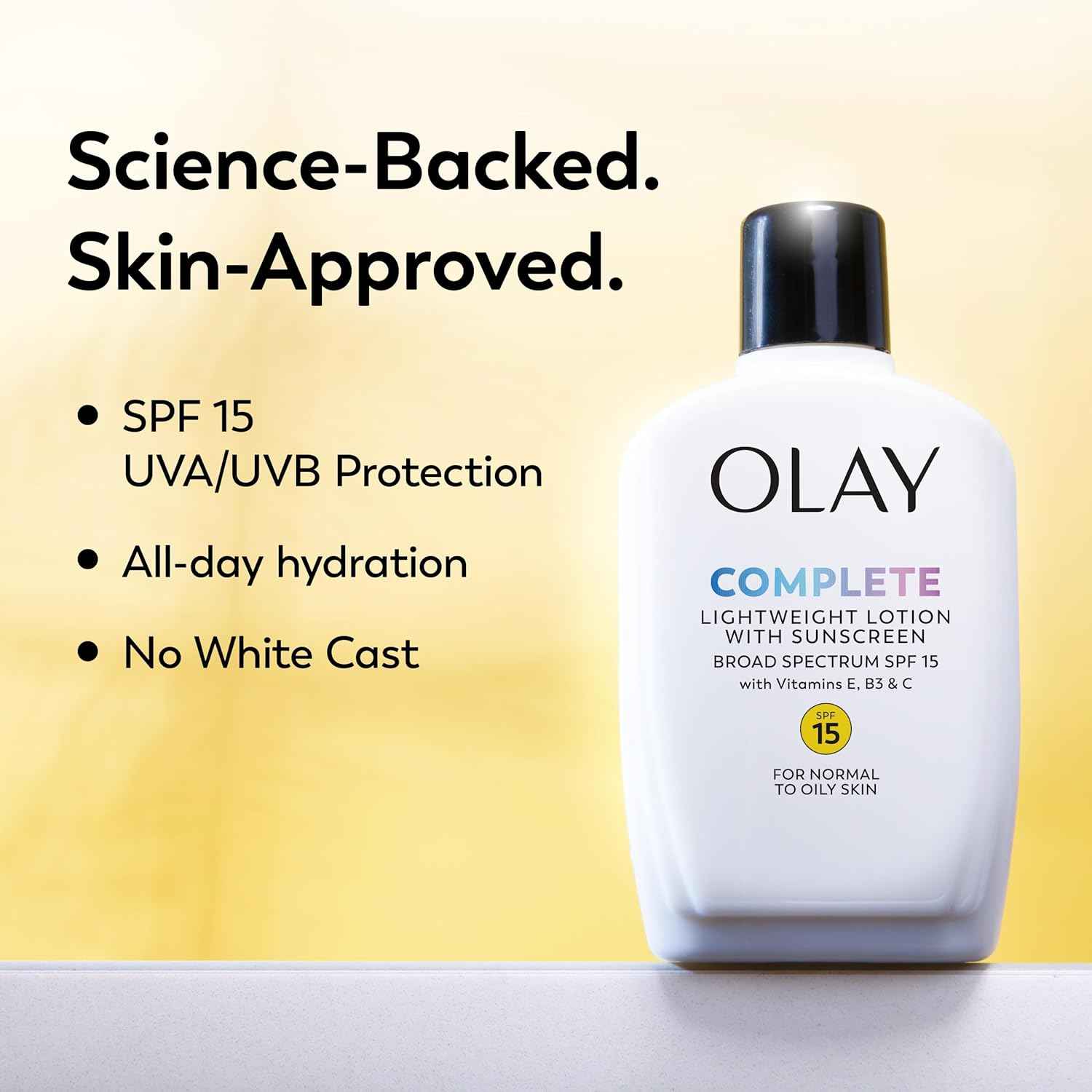 Olay Complete All Day Moisturizer with Broad Spectrum SPF 15 Normal, 4 Fl Oz
