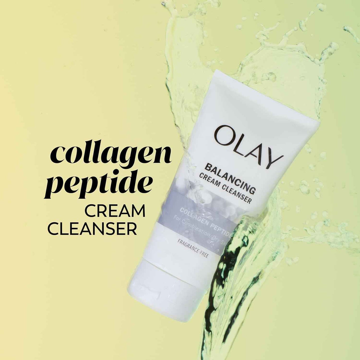 Olay Regenerist Collagen Peptide 24, Face Wash, Fragrance-Free, 150 mL
