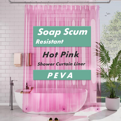 Clear Hot Pink - 72"W x 84"L (Pack of 1)